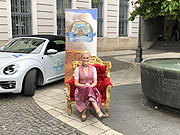 Sarahs Vorgängerin, die Bayerischen Bierkönigin 2019/2020 Vroni Ettstaller , regierte bis incl. 2021 (©Foto: Martin Schmitz)
